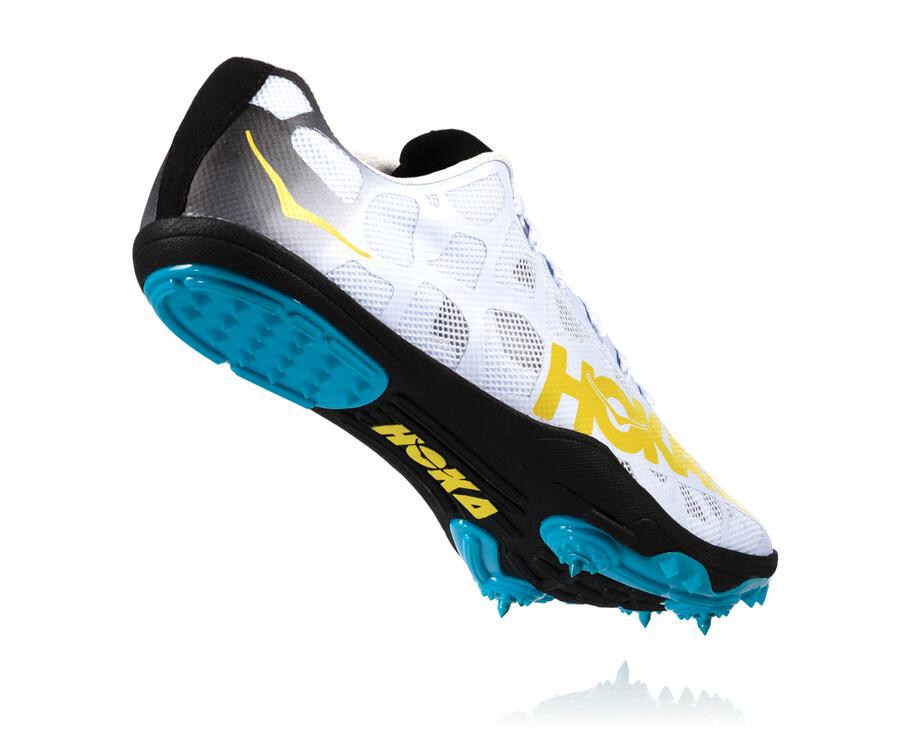 Spikes Mens - Hoka One One Rocket X - White - DSKUVXW-50